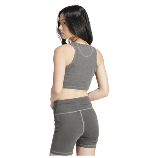 Adidas Γυναικεία αμάνικη μπλούζα Essentials+ Crop Tank Top